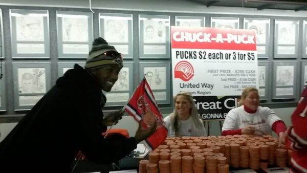 Great Clips presented Chuck a Puck on February 8, 2015 as the Oshawa Generals Took on the Guelph Storm