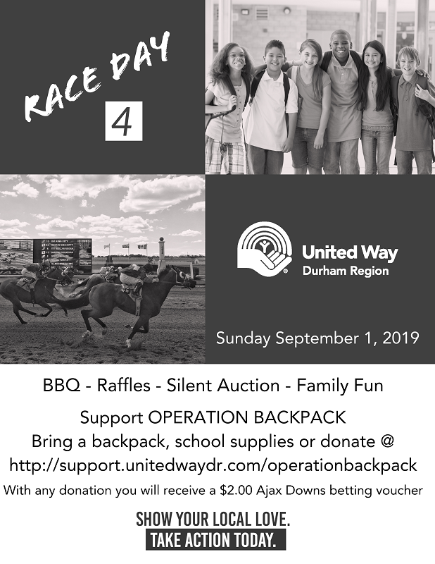 Race Day 4 United Way Poster